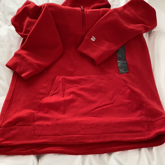 Boys quarter zip long sleeved light fleece hoodie - Picture 6 of 8